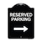 Signmission Designer Series-Reserved Parking 2, Black & White Heavy-Gauge Aluminum, 24" x 18", BW-1824-9765 A-DES-BW-1824-9765 - alternate 1